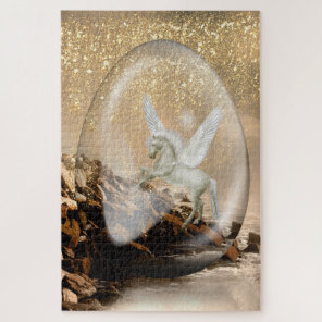 Golden Dawn of the Pegasus Jigsaw Puzzle