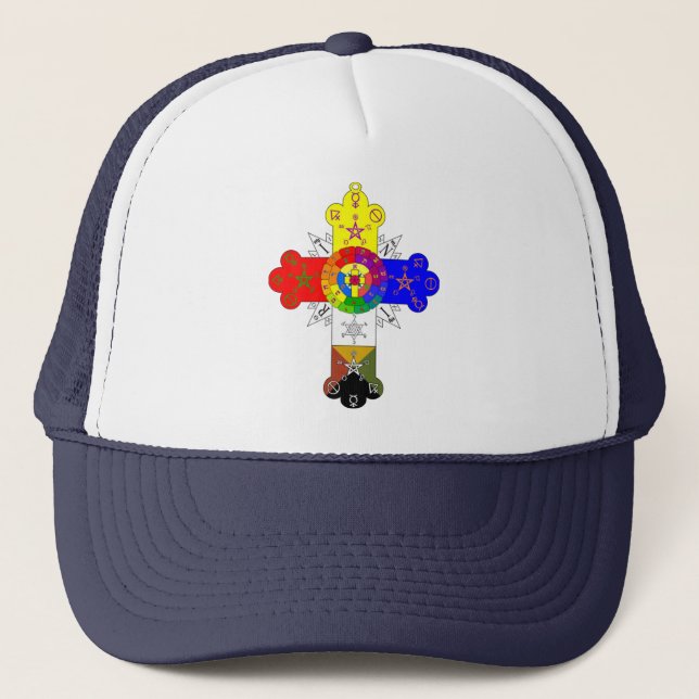 Golden Dawn Rose Cross Lamen Hat (Front)