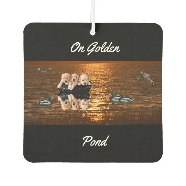 Golden Day Air Freshener (Front)