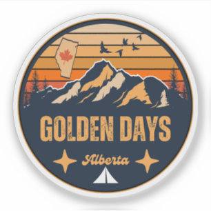 Golden Days, Alberta Sticker