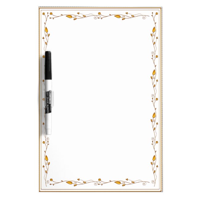 Golden decoration dry erase board (Front)