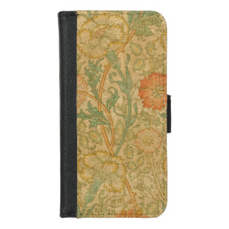 Golden Decorative Flowers iPhone 8/7 Wallet Case