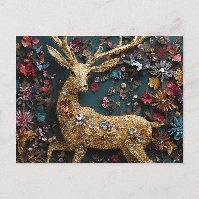 Golden Deer Postcard (Front)