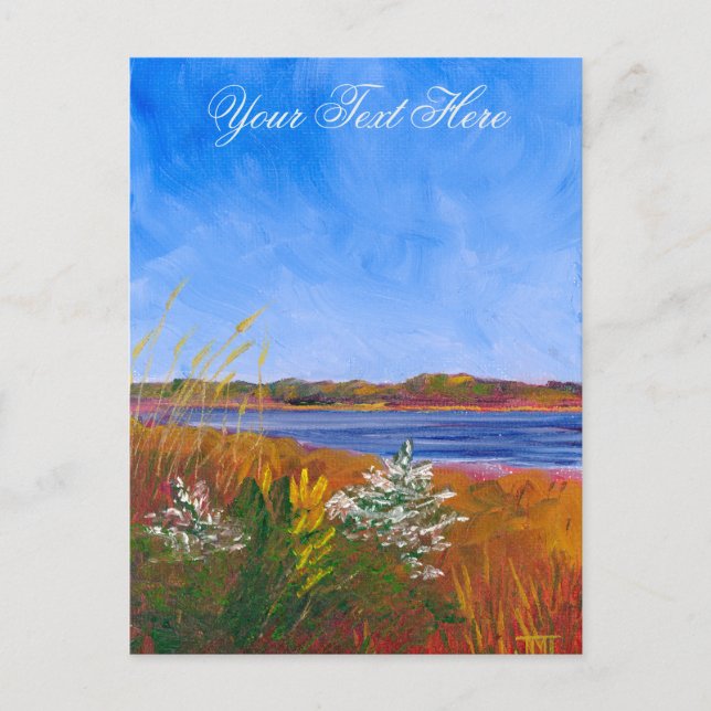 Golden Delaware River Postcard (Front)