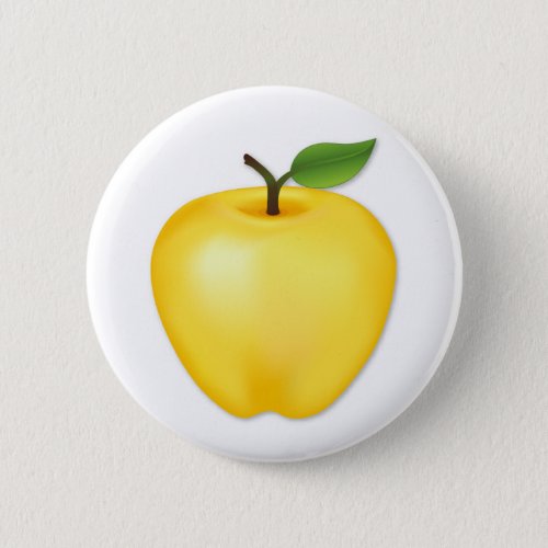 Golden Delicious Apple Button