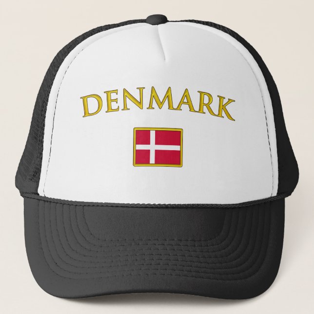 Golden Denmark Trucker Hat (Front)