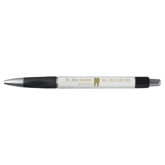 Golden Dentist | Smiling Tooth Pen (Front)