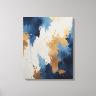 Golden Depths Premium Wrapped Canvas Print
