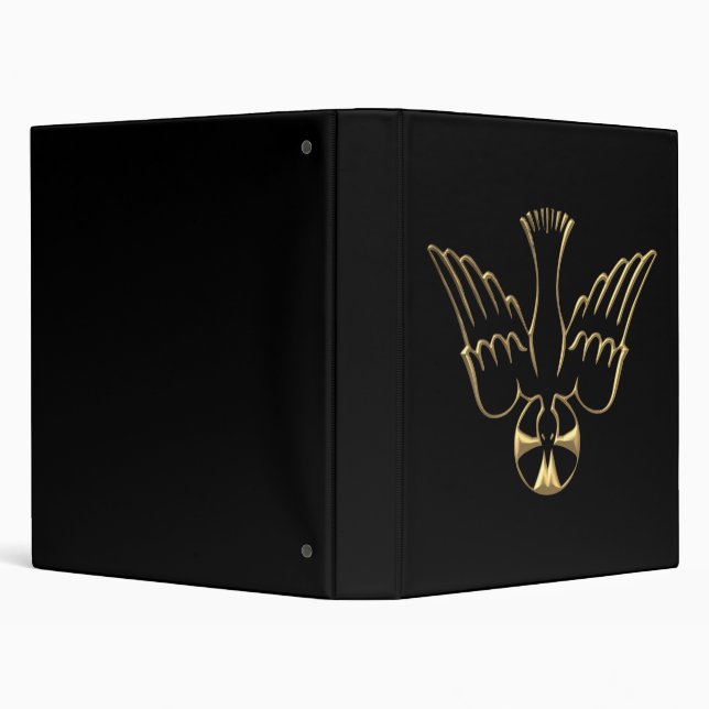 Golden Descent of The Holy Spirit Symbol Binder (Background)