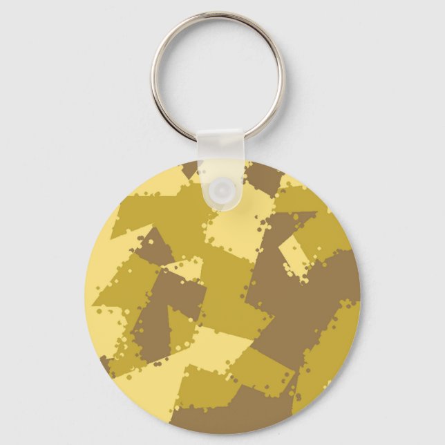 Golden Desert Camo Keychain (Front)