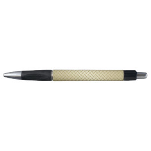 Golden Diamondplate Metal Look Pen