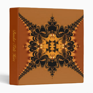 Golden Digital Lace Brocade Avery Binder