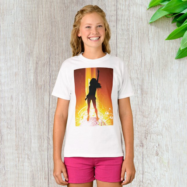 Golden Disco Woman T-Shirt (Creator Uploaded)