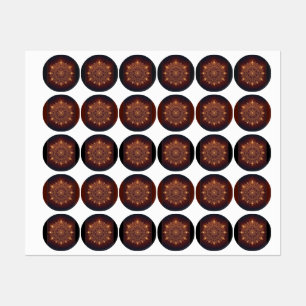 Golden Diwali Mandala – Light Within and Around Labels