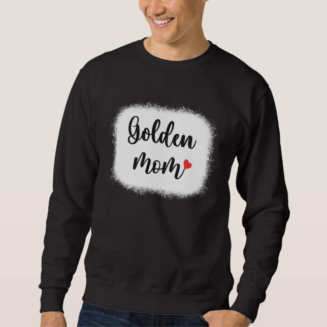 Golden Dog Mom Womens Golden Retriever Sweatshirt (Front)