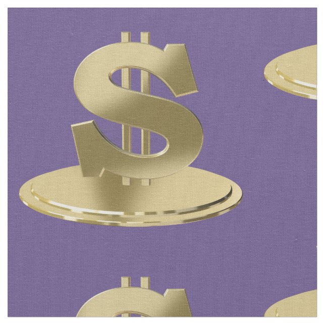 Golden dollar fabric (Close Up)