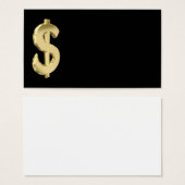 Golden dollar sign (Front & Back)