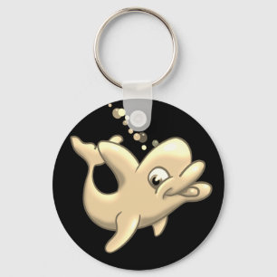 Golden Dolphin Keychain