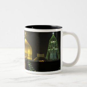 Golden dome of the Imam Reza Shrine Complex at Two-Tone Coffee Mug