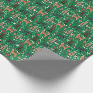 Golden Doodle Christmas wrapping paper