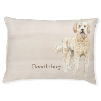 Golden Doodle Dog Bed Custom Name