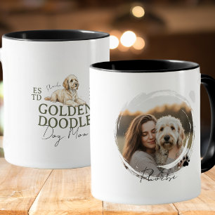 Golden Doodle Dog Mom Photo Mug