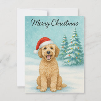 Golden Doodle Holiday Card