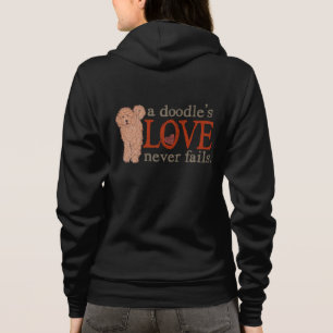 Golden Doodle Love Never Fails Hoodie