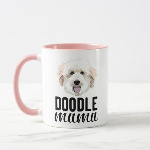 Golden doodle mom mug personalized with your dog