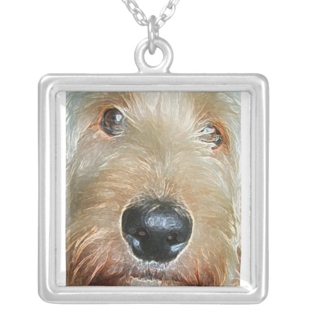 Golden doodle Necklace (Front)