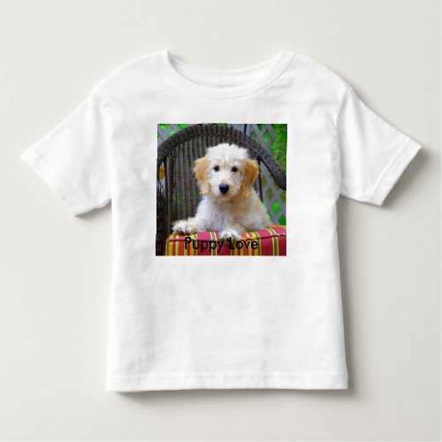 Golden Doodle Puppy Love Toddler T_shirt