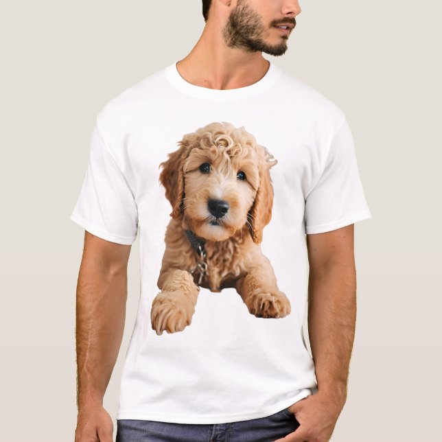 Golden Doodle Puppy T-Shirt (Front)