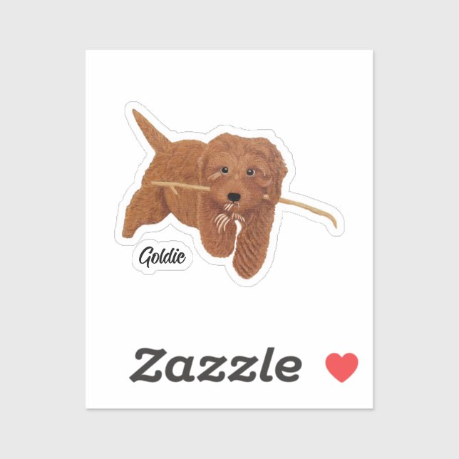 Golden Doodle  Sticker (Sheet)