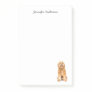 Golden Doodle watercolor personalized Post-it Notes