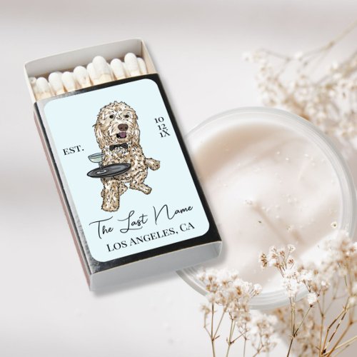 Golden Doodle Wedding  Matchboxes