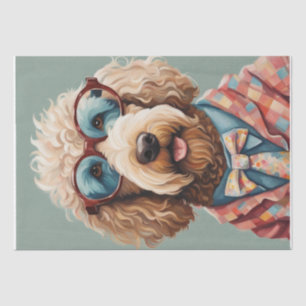 Golden Doodle with style[ Tissue Paper