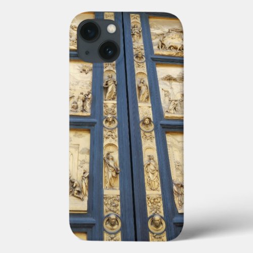 Golden doors of Baptistery Florence iPhone 13 Case