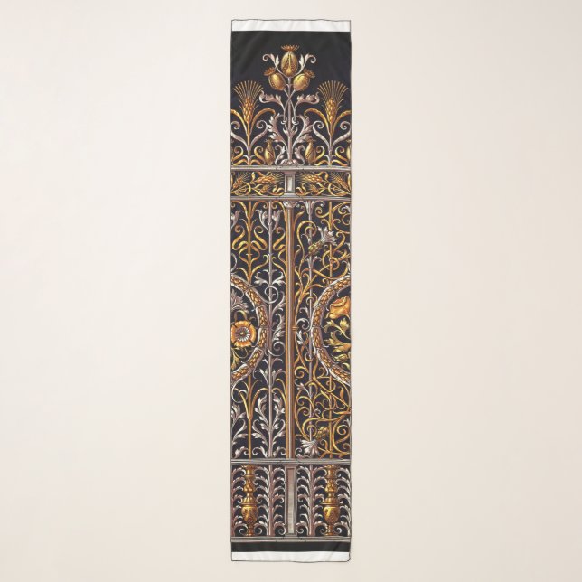 Golden Doorway Chiffon Scarf (Front)