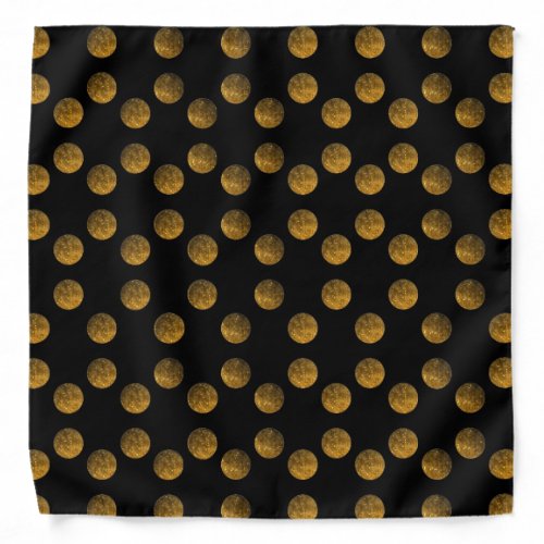 Golden dots Bandana