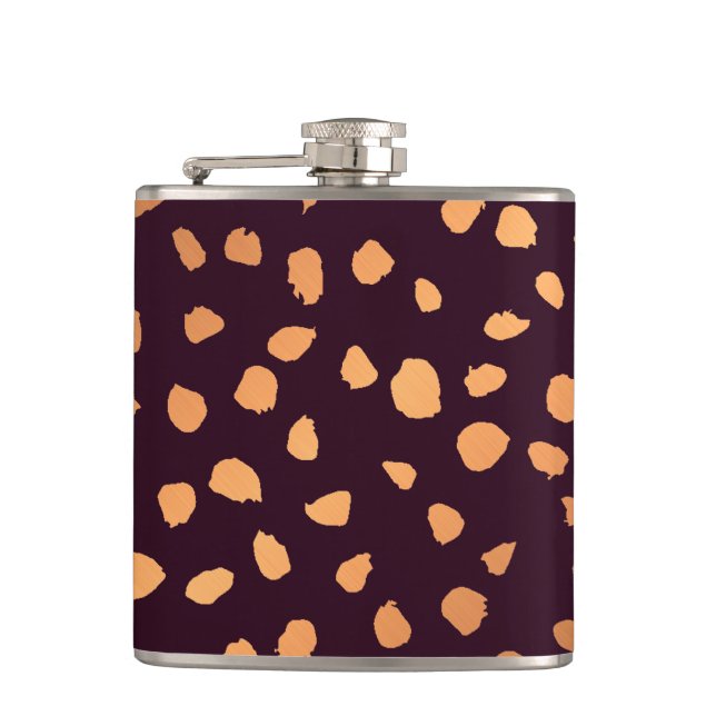 Golden Dots Flask (Front)