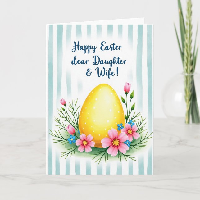 Golden Dots Springtime Card (Front)