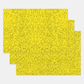 Golden Dots Wrapping Paper Sheets