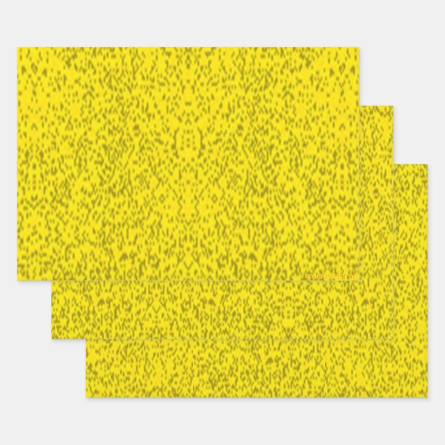 Golden Dots  Wrapping Paper Sheets (Set)