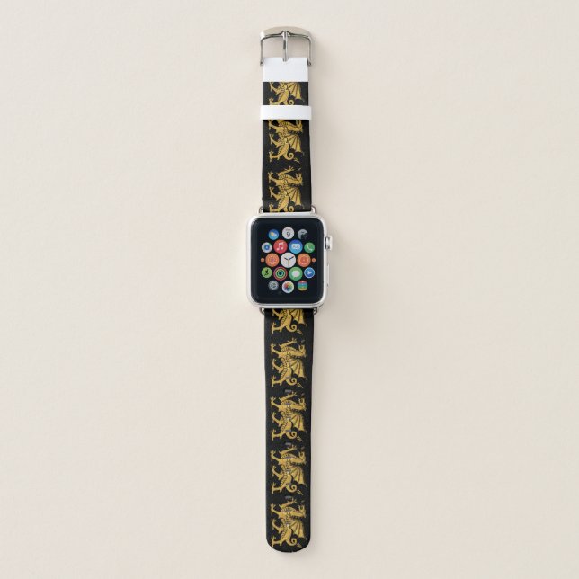 Golden Dragon Apple Watch Band (Front)