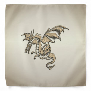 Golden Dragon Bandana