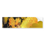 Golden Dragon Bumper Sticker