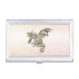 Golden Dragon Business Card Case