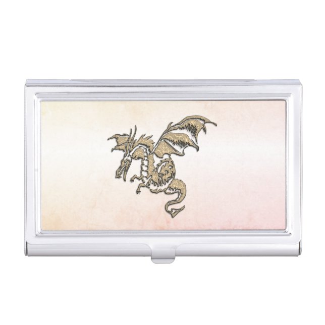 Golden Dragon Business Card Case (Front)