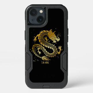 Golden Dragon Collection – Legendary Elegance iPhone 13 Case