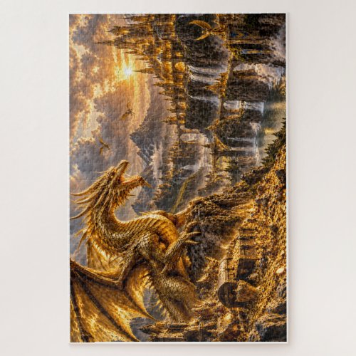 Golden Dragon – Golden Kingdom Jigsaw Puzzle